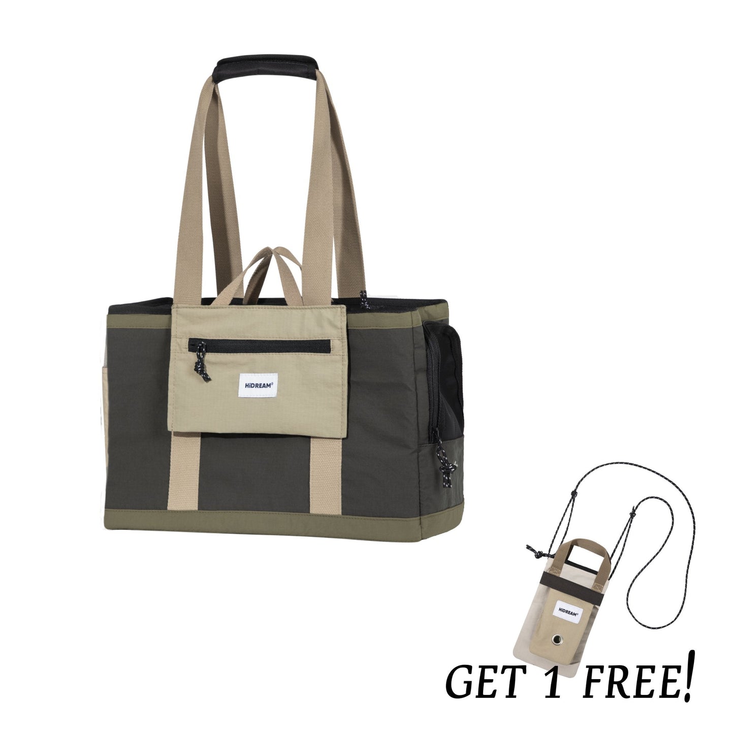 Squar Tote Bag - Dark Grey image