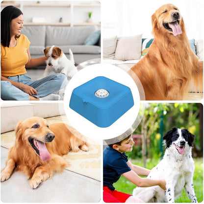 Dog Licking Bowl - Liquid Eating Dish with Ball for Pet