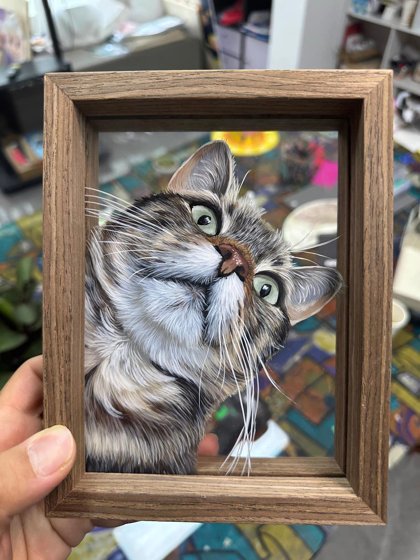 Hand-Painted Pet Portrait