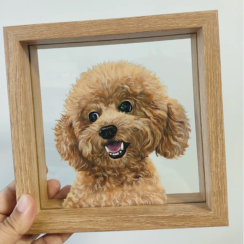 Hand-Painted Pet Portrait