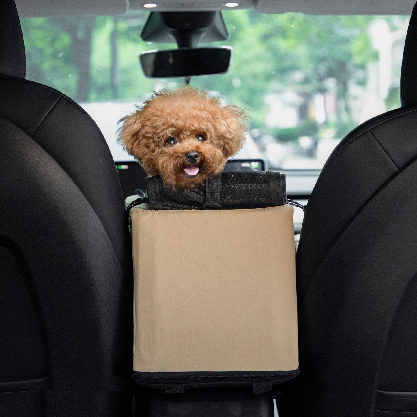 Middle Seat Car Armrest Pet Carrier image 2