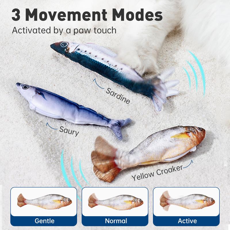 Flopping Fish Cat Toys