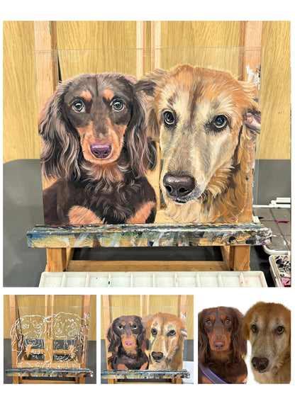 Hand-Painted Pet Portrait