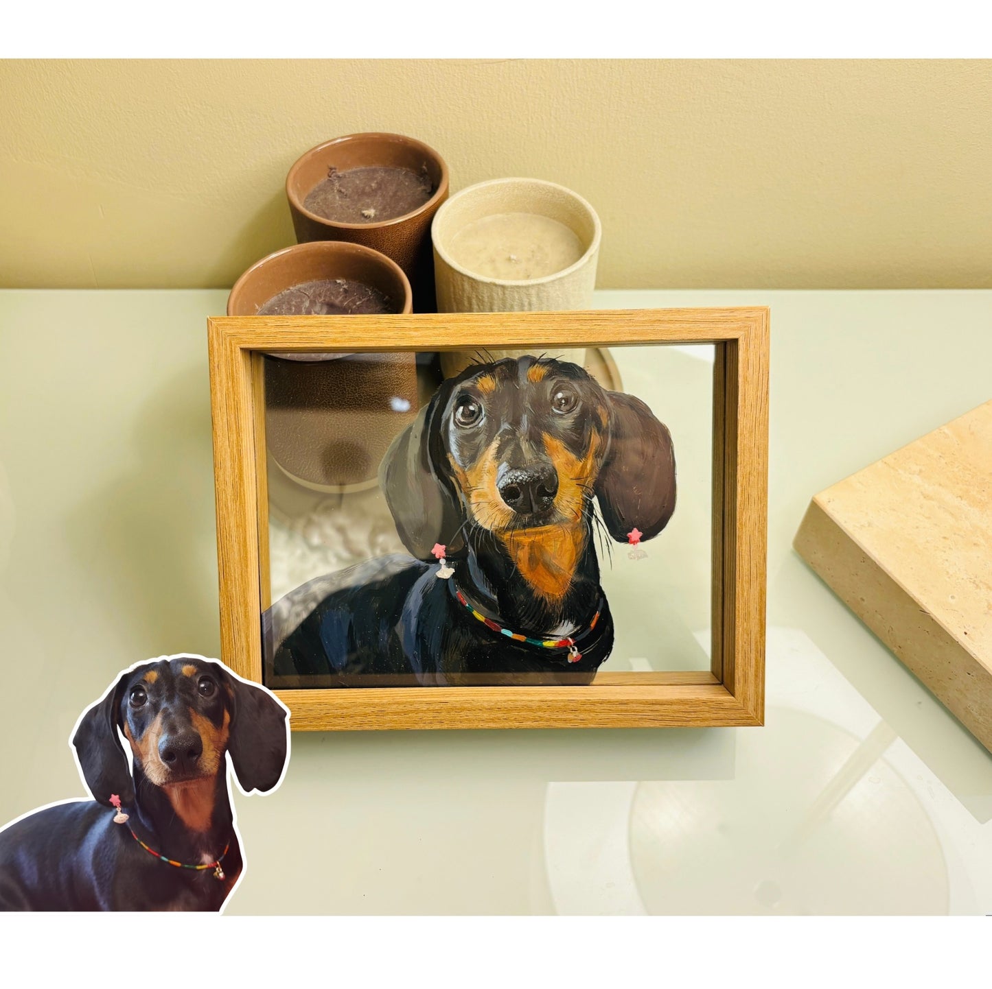 Hand-Painted Pet Portrait