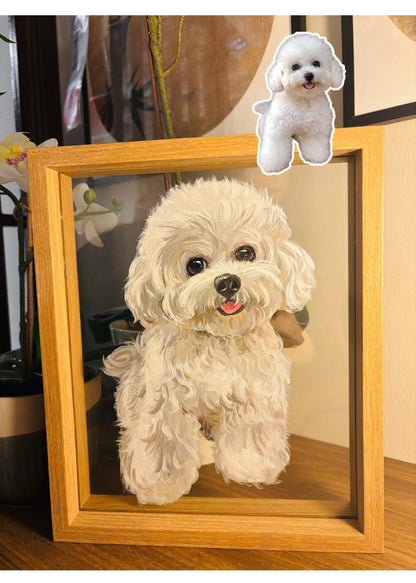 Hand-Painted Pet Portrait