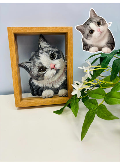 Hand-Painted Pet Portrait