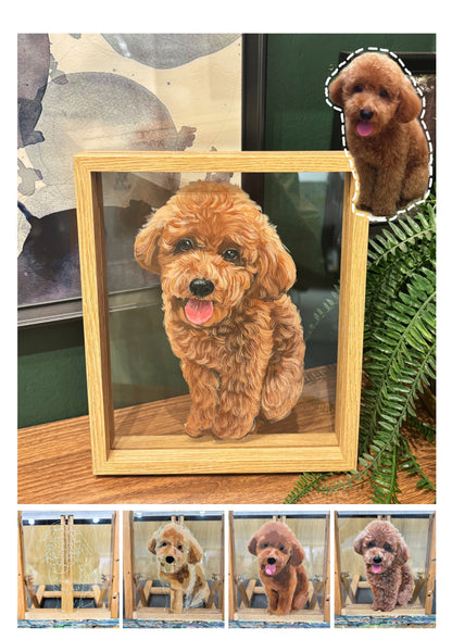 Hand-Painted Pet Portrait