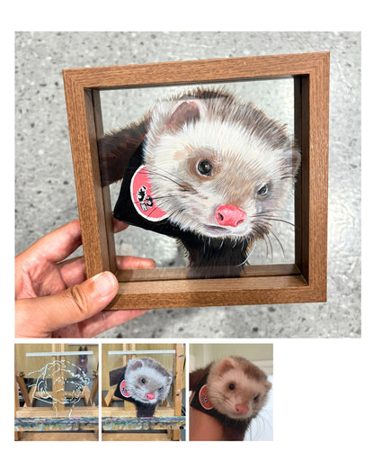 Hand-Painted Pet Portrait