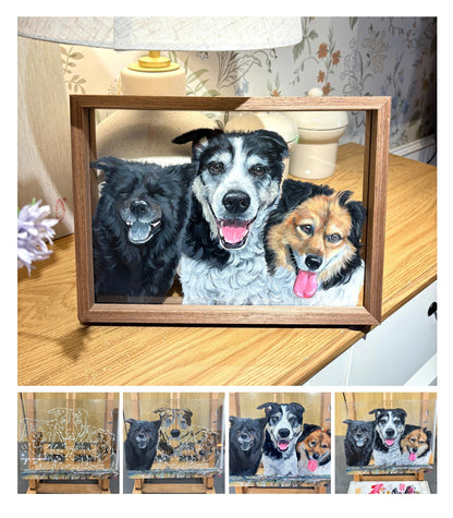 Hand-Painted Pet Portrait