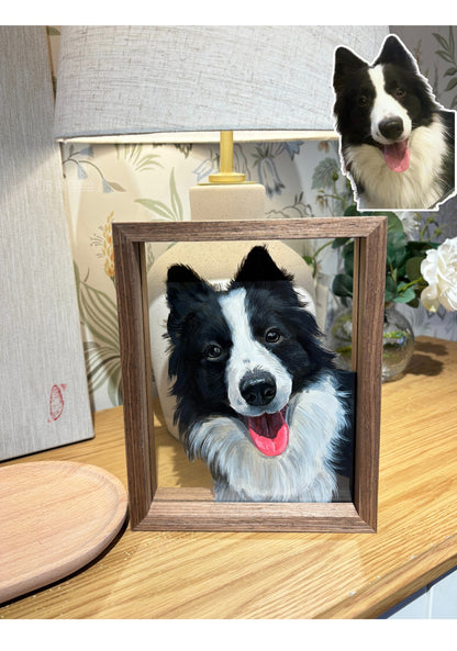 Hand-Painted Pet Portrait