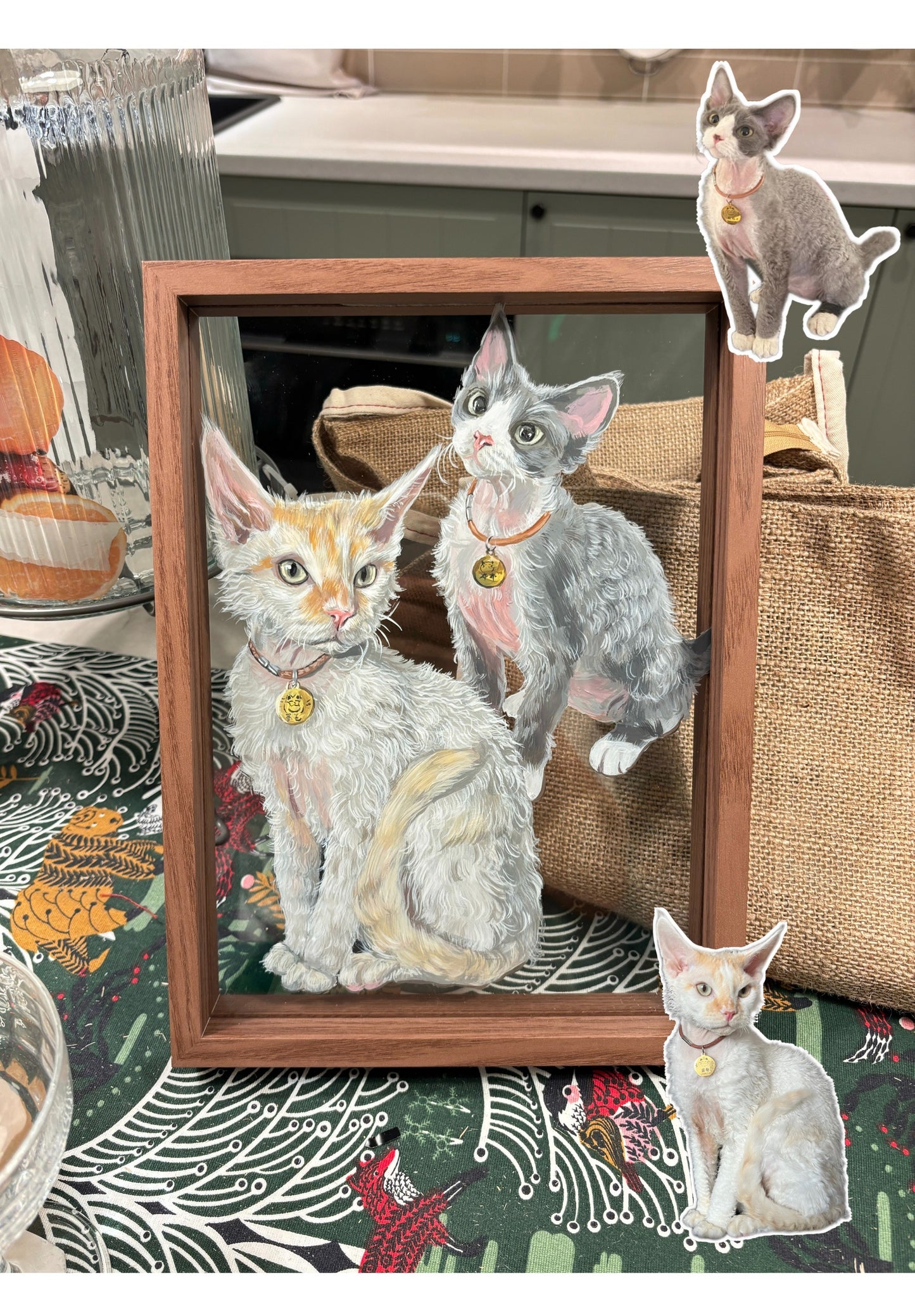 Hand-Painted Pet Portrait