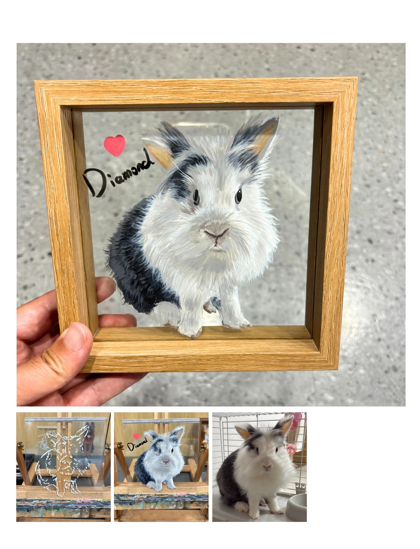 Hand-Painted Pet Portrait